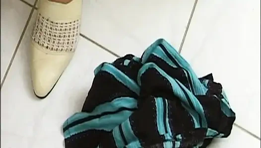 Plump Blonde German MILF Uses Toys and Gets Fucked in