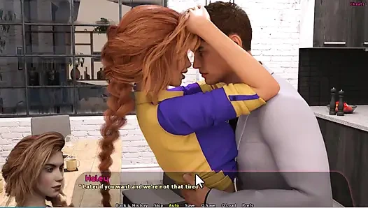 Haley hikayesi #11 - Haley Johannes'e banyoda ayakla muamele yaptı... Diane ve Johannes biraz zaman geçirdiler.