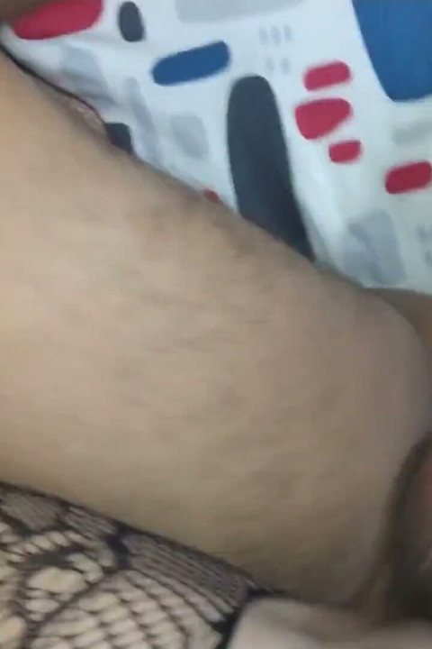 Riding with My Big Ass on the Big Cock While Wearing Bodystocking That My Husband Bought Me