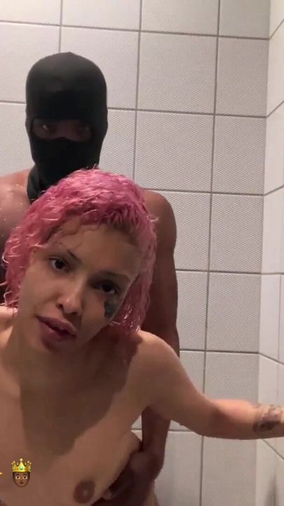 Unforgettable moment from "michikomalandro Sucks BBC then Gets Anal Fucked in the shower part 2"