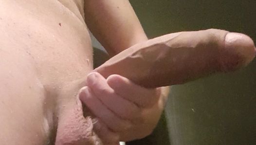 My Young Big White Cock - Huge Cumshot