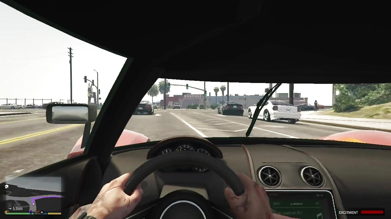 Trevor and Cheating wife Amanda's amazing blowjob while driving
