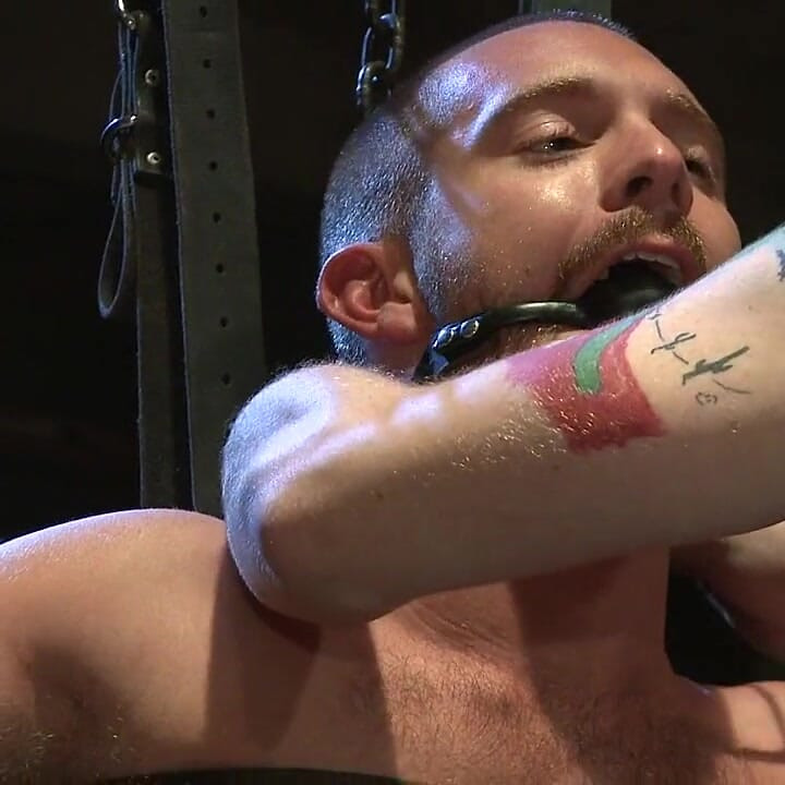Southern Stud Gets Fucked and Showered with Cum in Front of 100 Men!