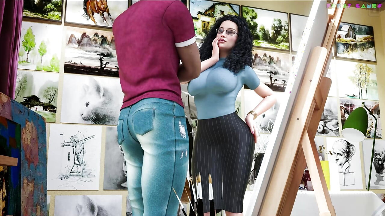 MILFs of Sunville av L7team - Deltar i att stimulera konstlektioner 14