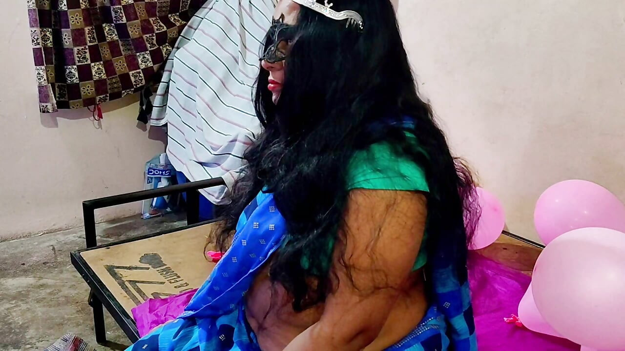 Indian Housewife on Her Birthday