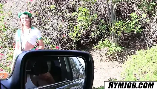 Rymjob - liza rowe jilat pantat bahenolnya di pinggir kolam renang