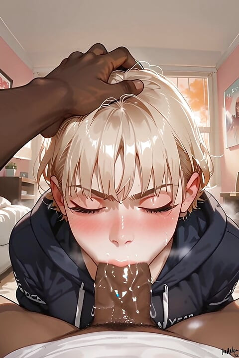 Petite babe deepthroats giant BBC