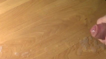 Slow motion cumshot