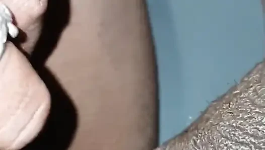 I saw my wife fucking with a non-man all night