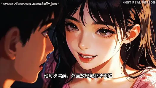 It turned out to be such a beautiful woman. She did this secretly to me... Generated by artificial intelligence.