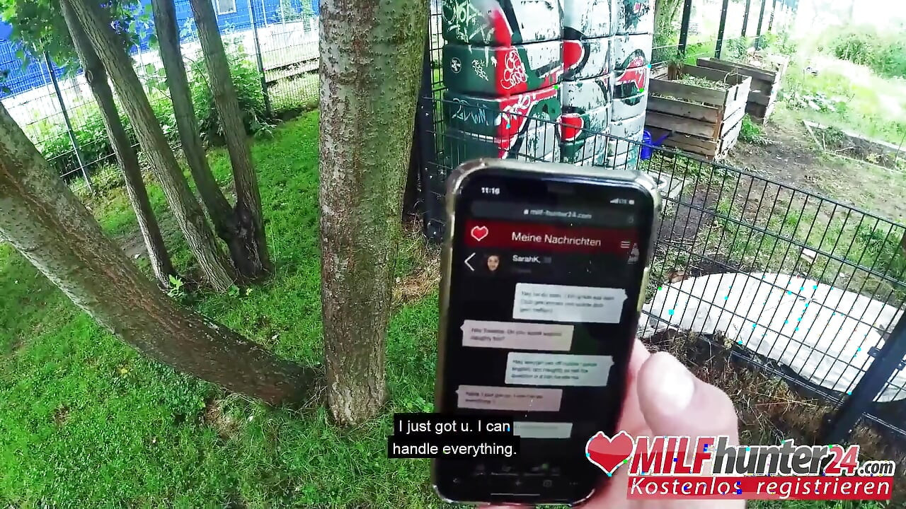 Întâlnire obraznică cu futai pentru Harleen van Hynten într-un parc! MILfhunter24