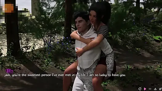 Pure love #2: Lily gave Jack a hand job and swallowed the cum