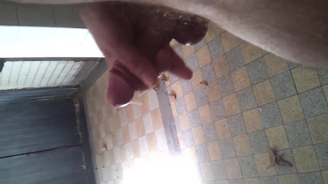 Wanking outdoor 4