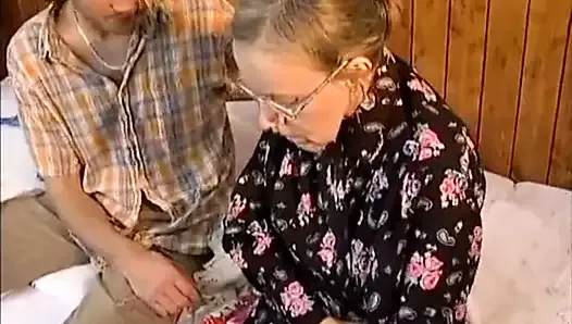Granny fucking anal