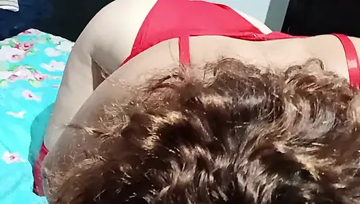 I love dressing up as a slut for my young lover
