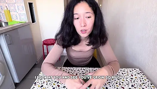 Helping My Step-aunt Relax After a Long Journey - Family Fantasy