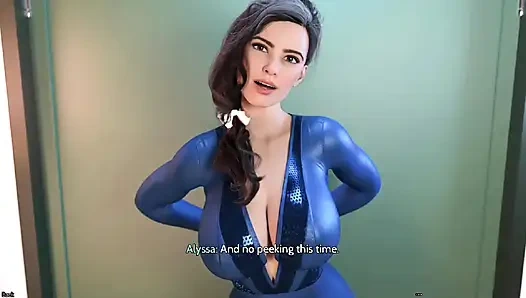 My dance partner teaching me dance