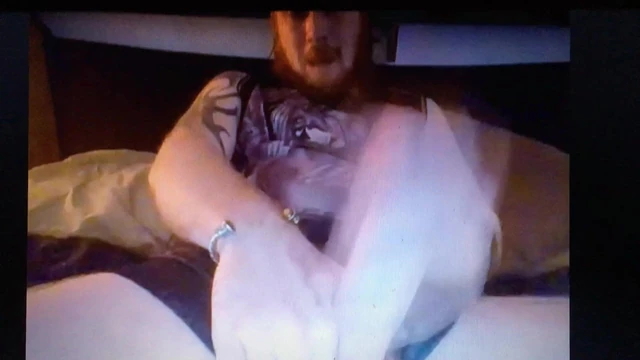 Red haired ginger bearded horse cock donkey hung jerking