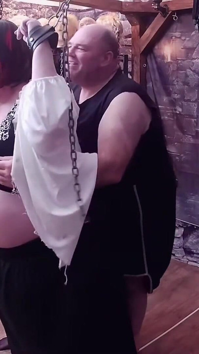 Part 1 - Domina-Satana and Lanista-Bear take me into their Dungeon for the first time | Clip 2
