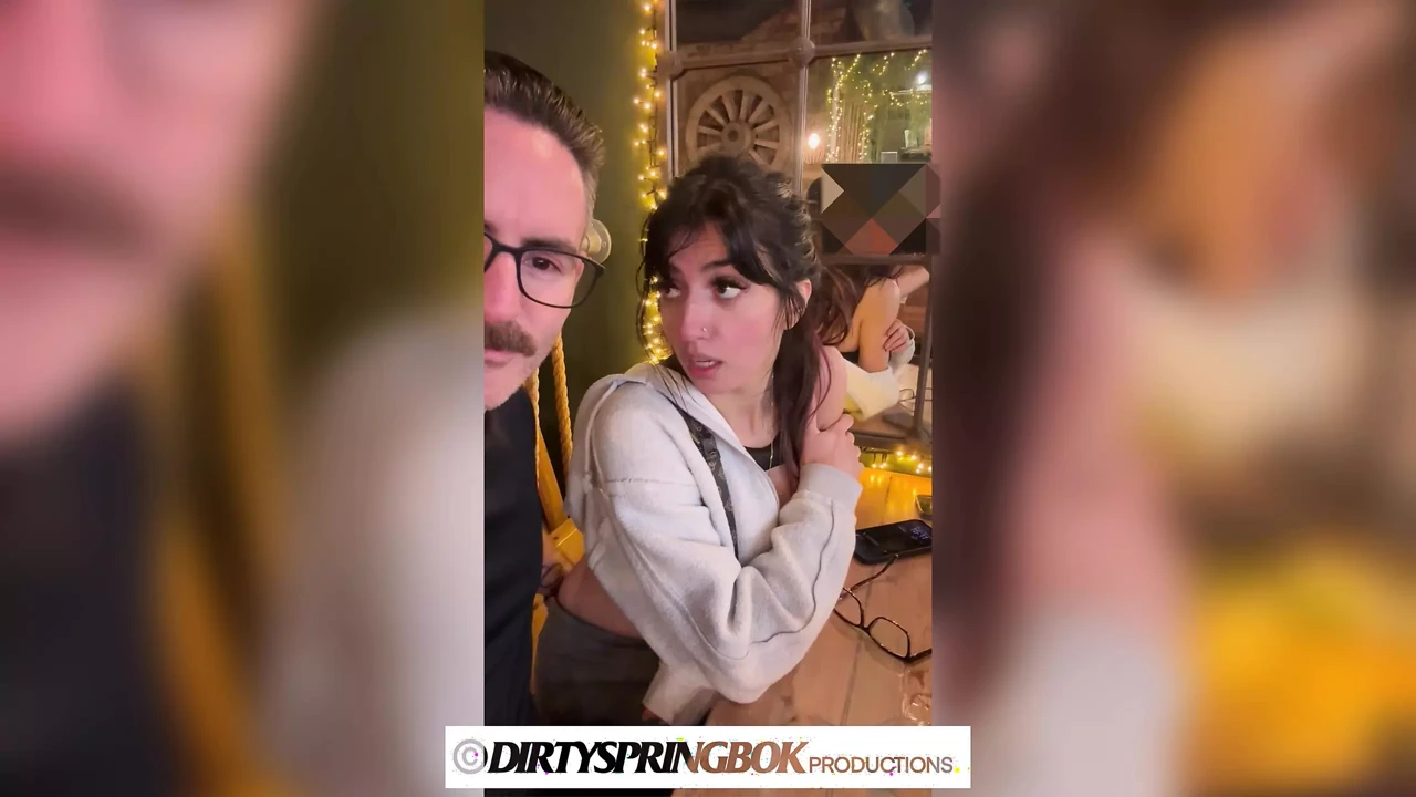 Aaliyah Yasin gets fingered at the busy restaurant