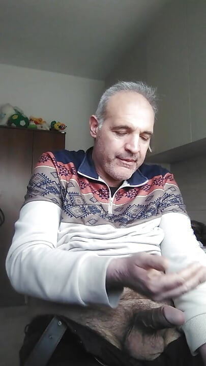 A Stepfather Teaches His Stepson to Masturbate His Teen Cock