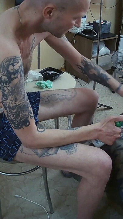 Stepmom asked to shave her big hairy pussy | Clip 1