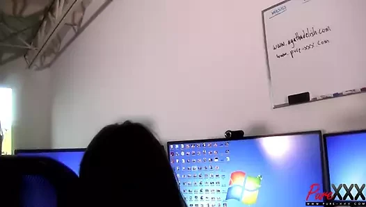 When he doesn't cheat, he gets a handjob reward