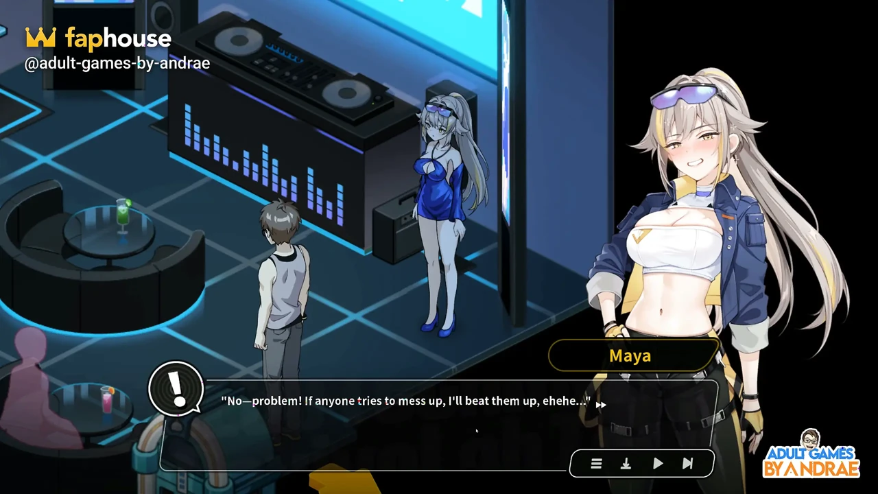 Sex, Secrets & Used Tech Gameplay Part 14 - Restroom Adventure With Maya In The Pub
