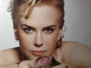 Трибьют спермы для Nicole Kidman, буккаке №. 1