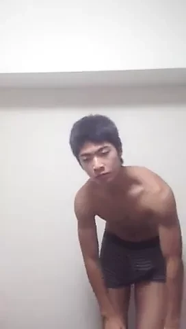 gorgious asian boy show-off (55'')