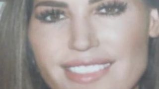 Yolanthe Cabau receives cum tribute on slutty face