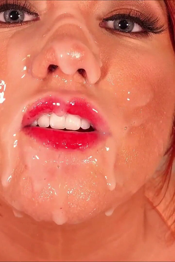 Redhead Gives Messy BJ