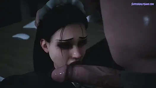 Застенчивую тинку наказал и жестко трахнул ее босс (3D реалистично без цензуры)