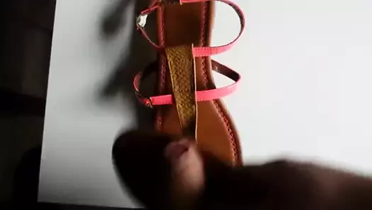 Die Sandalen meiner Nachbarin gefickt...