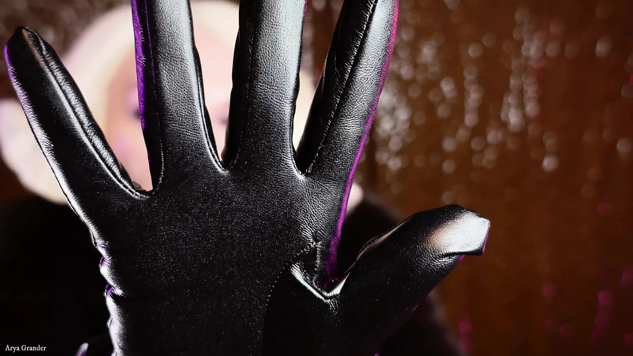 Compilation of ASMR: fetish model MILF Arya Grander GLOVES SOUNDING medical latex rubber gloves