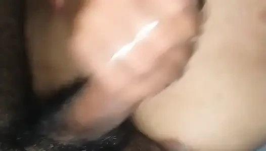 Jilat memek becek & ngentot gaya doggy