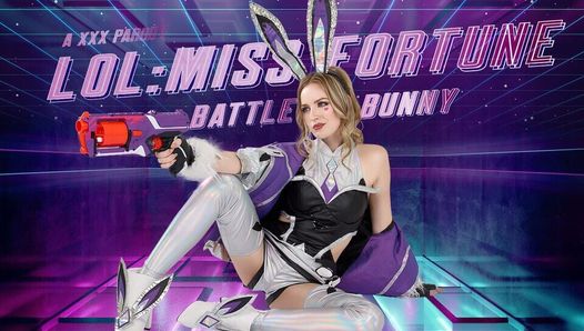VRCosplayx Scarlett Sage als LOL BATTLE Bunny Miss Fortune denkt dat je haar niet aankan