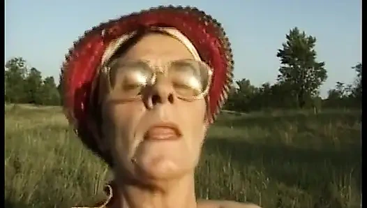 Watch This German Granny Get Fucked in Outdoor Session