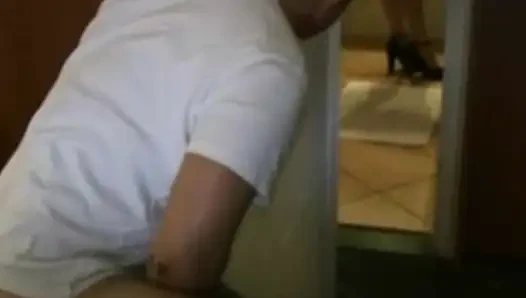 Aksi liar cewek rambut pirang amsterdam malam ini