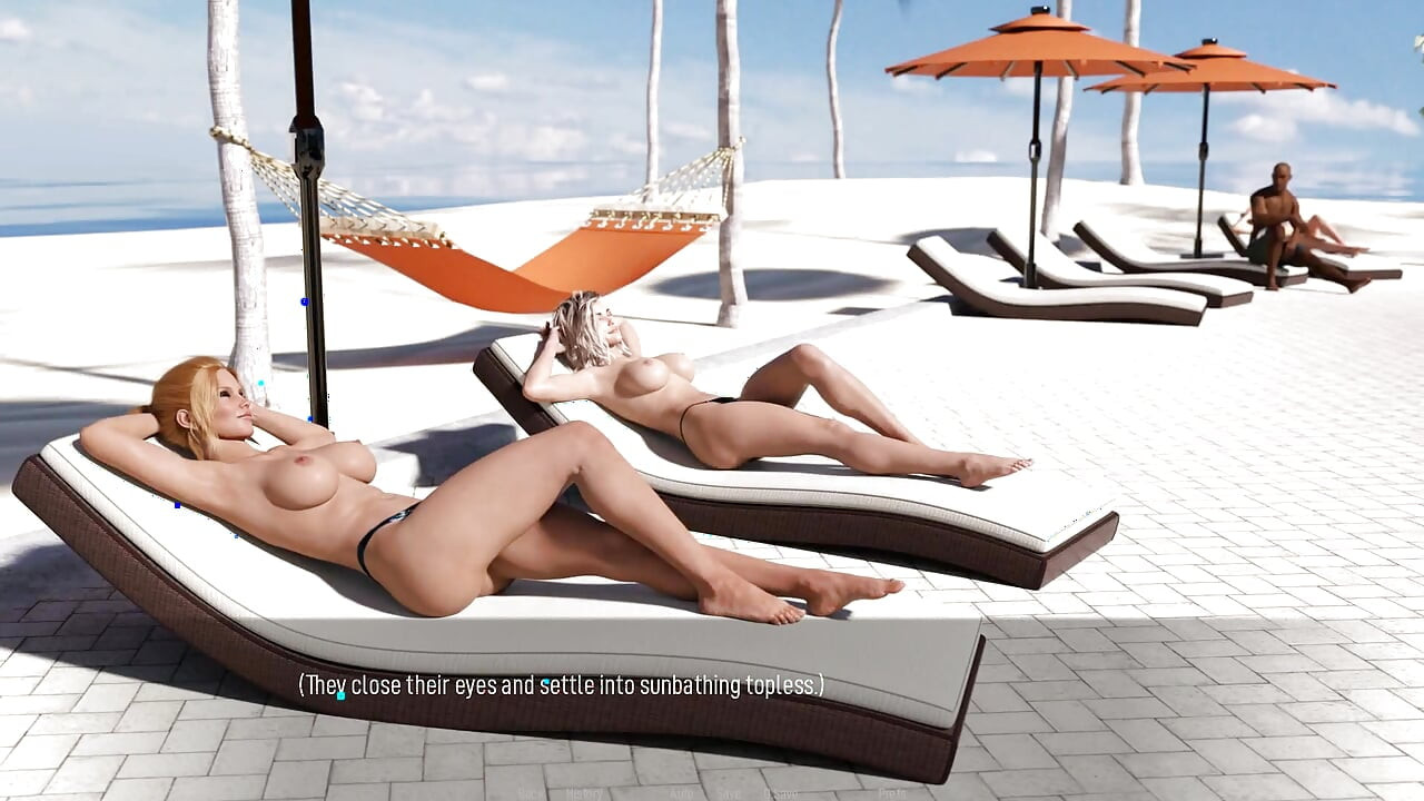 Zajedničke želje zgodne žene na plaži u bikiniju - Epizoda 1