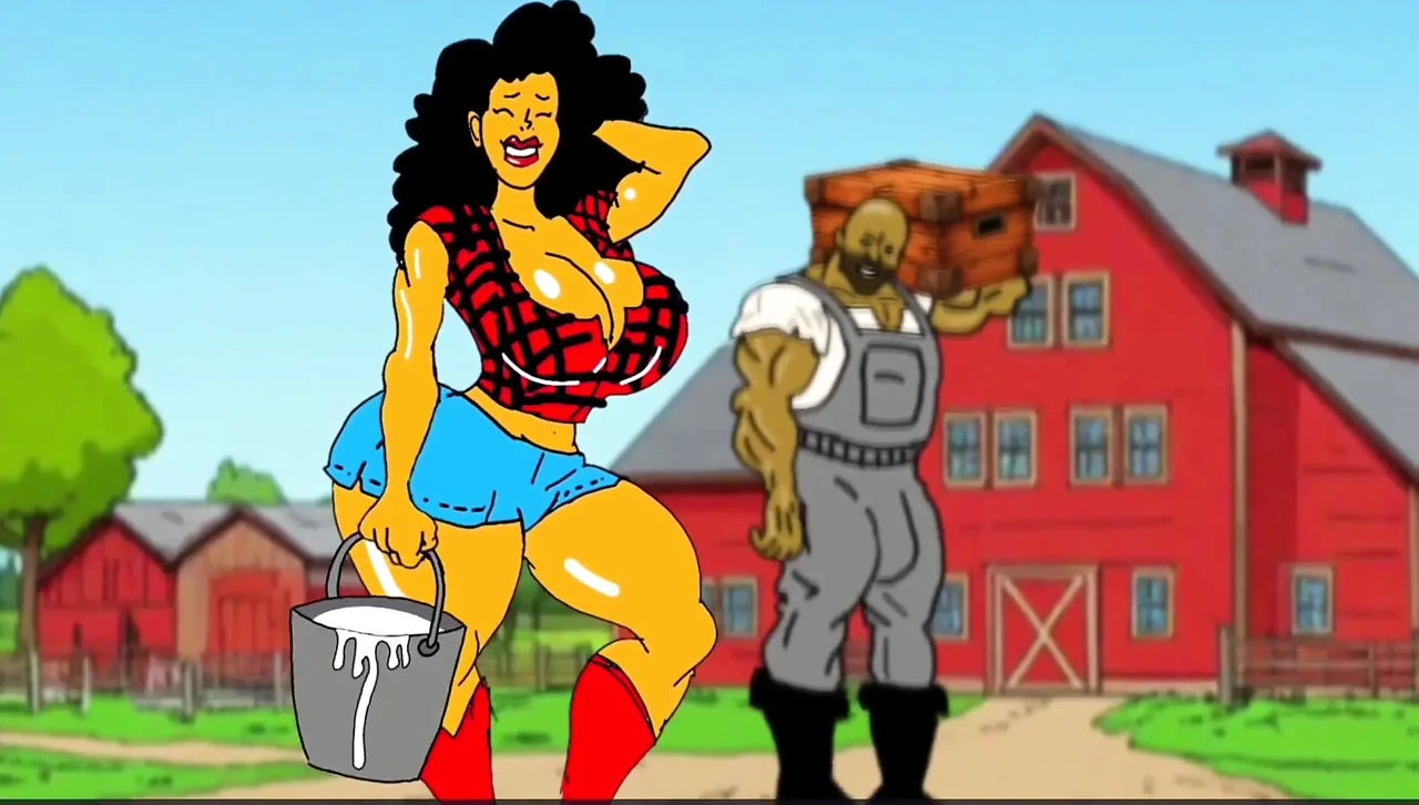Redneck's Slutty Wife. Cartoon