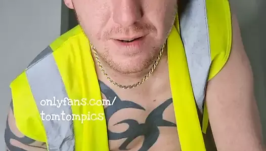 Ginger lad wank and cum