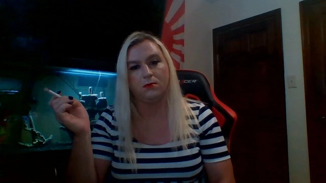Trans Female Smoking Marlboro Light