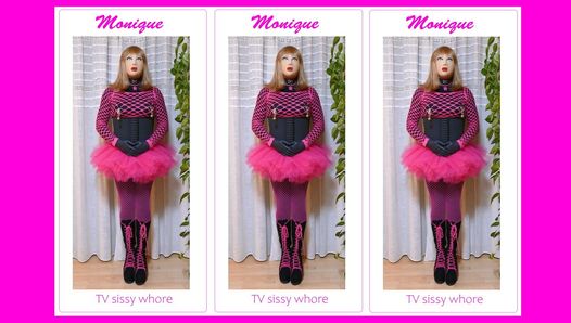 TV Hure Monique - My new sissy uniform with tutu