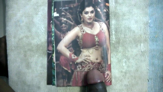 My hot cumshot on Queen HANSIKA