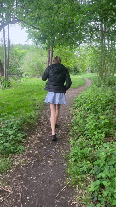 Outdoor young 18+ ready to rambazamba in the forest