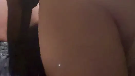 My 18 year old curvy stepsister takes her first big dick