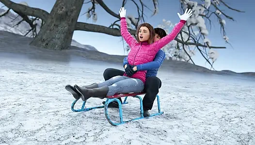 Милфа Сити геймплей, Sara трахнули на Рождество