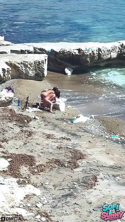 Bande-annonce - Aventures en webcam sur la plage avec Sofia🫣, partie 1. 2. 3.