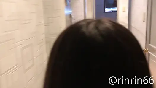 18-year-old young woman overwhelmed in an SM hotel. Intense oral play. Fully restrained. Slapping. Loud screaming warning.